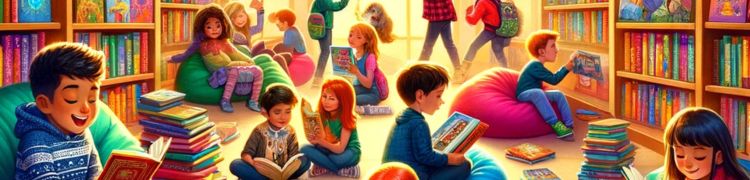 niños leyendo